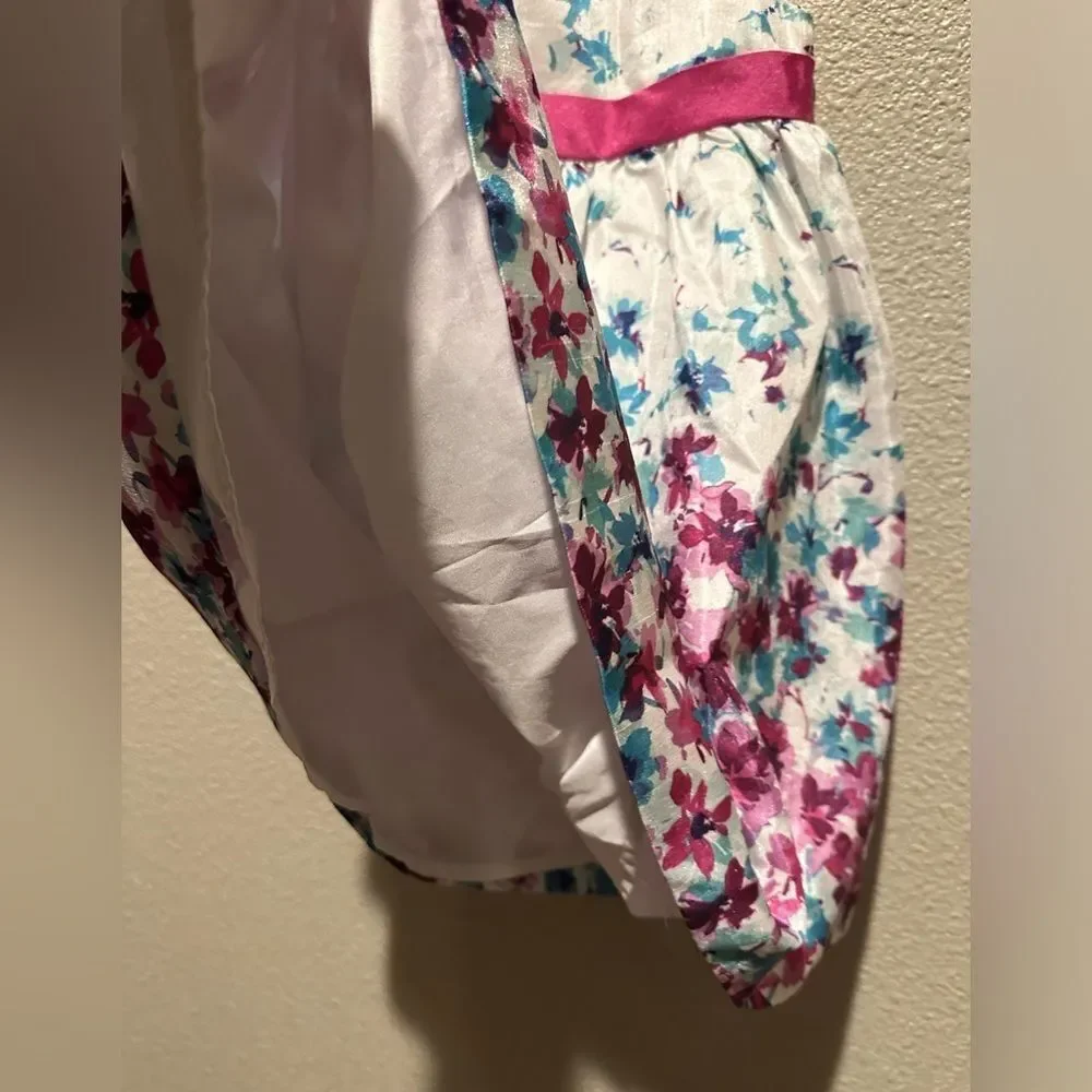 NWOT Gymboree Multi Color Floral Girl Dress Size 2T
